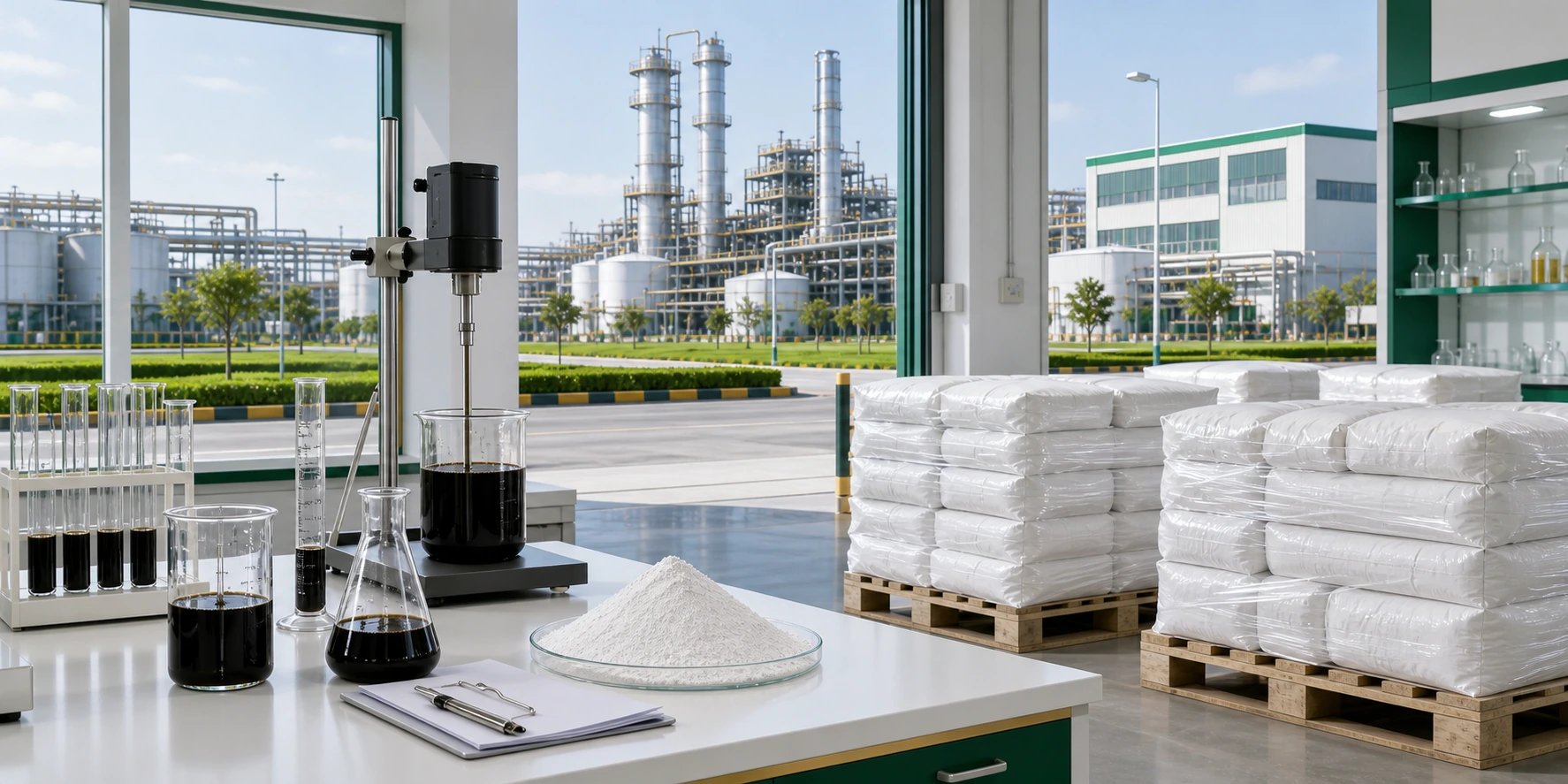 Organoclay laboratory and factory support for technical selection